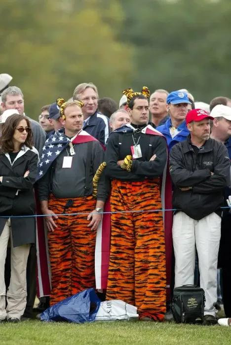Framed Print : Tiger Woods Fans Framed Print : Tiger Woods Fans