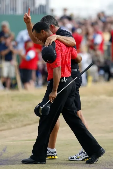 Framed Print : Tiger Woods & Steve Williams Framed Print : Tiger Woods & Steve Williams