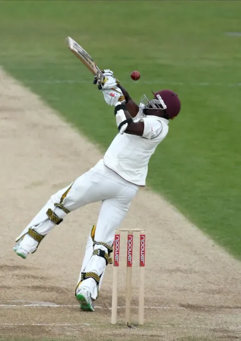 Framed Print : Tim Bresnan Bowls To Ramdin Wicket Framed Print : Tim Bresnan Bowls To Ramdin Wicket