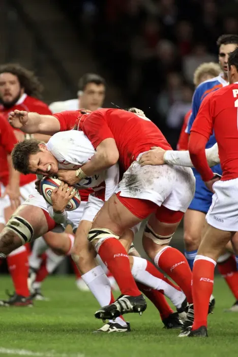 Framed Print : Toby Flood & Alun Wyn Jones