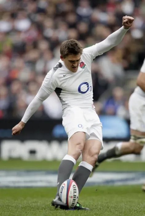 Framed Print : Toby Flood Converts England Penalty Framed Print : Toby Flood Converts England Penalty