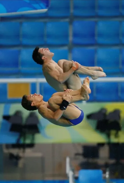 Framed Print : Tom Daley & Blake Aldridge