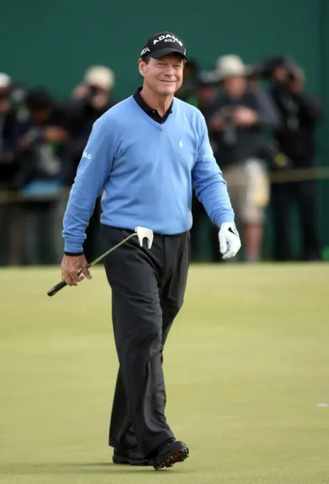 Framed Print : Tom Watson On 18th Framed Print : Tom Watson On 18th