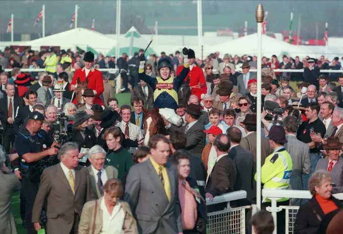 Framed Print : Tony Mccoy Celebrates Champion Framed Print : Tony Mccoy Celebrates Champion