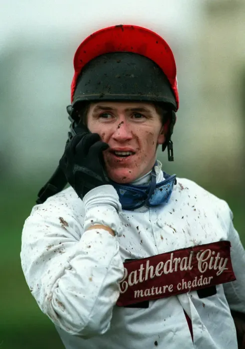 Framed Print : Tony Mccoy On Mobile At Ludlow Framed Print : Tony Mccoy On Mobile At Ludlow