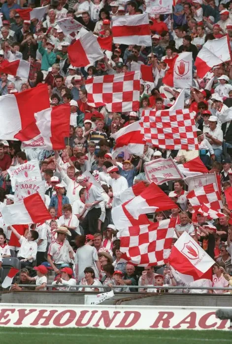 Framed Print : Tyrone Fans In Croke Park Framed Print : Tyrone Fans In Croke Park