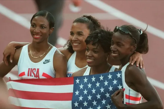 Framed Print : Usa 4x400 Metres Framed Print : Usa 4x400 Metres