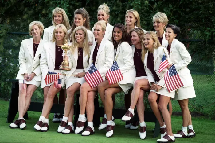 Framed Print : USAPlayers Wives With Trophy