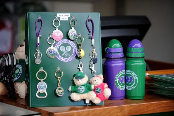 Framed Print : Wimbledon Merchandise Keyrings & Water Bottles