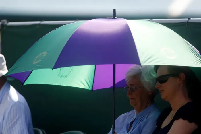 Framed Print : Wimbledon Umbrella Framed Print : Wimbledon Umbrella
