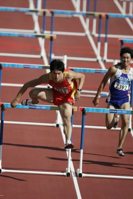 Framed Print : Xiang Liu Mens 110m Hurdles Mens 110m Hurdles Athens, Greece 24 August 2004 Date
