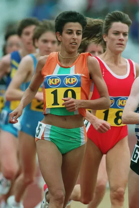 Framed Print : Zara Hyde 10000 Metres 13 June 1994 Date: 13 June 1994