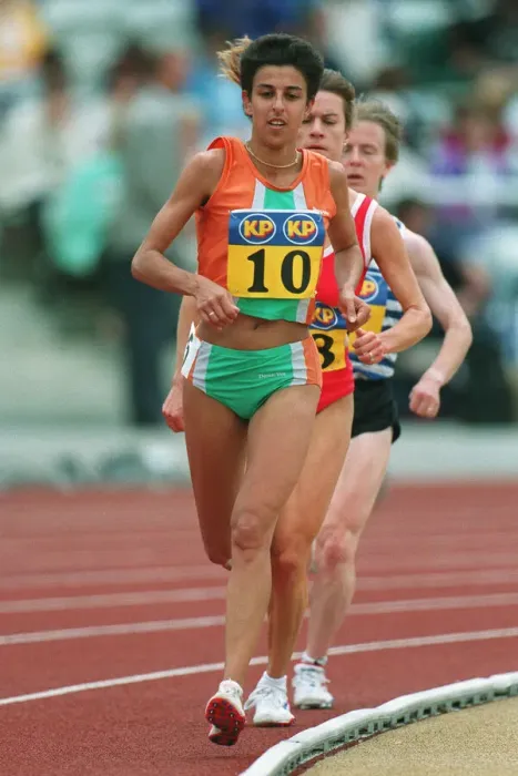 Framed Print : Zara Hyde 10000 Metres 13 June 1994 Date: 13 June 1994