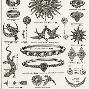 Advert for Faulkner diamond brooches 1893
