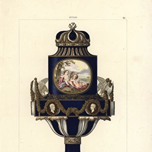 Aux Colombes vase by Sevres