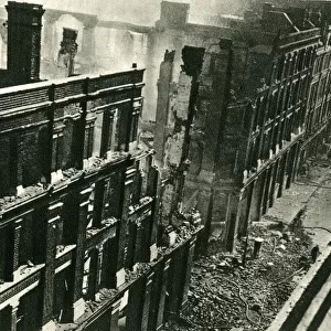 Bovril factory bombed, Old Street, London, WW2