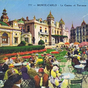 The Casino, terrace and the outside seating of the Caf頤e P