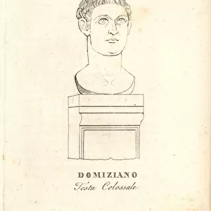 Head of Roman Emperor Domitian