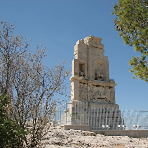 The Philopappus Monument. Athens. Greece