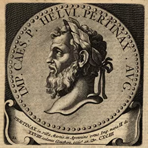 Portrait of Roman Emperor Pertinax