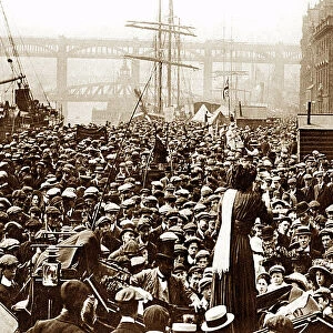 Quayside Market, Newcastle upon Tyne early 1900's