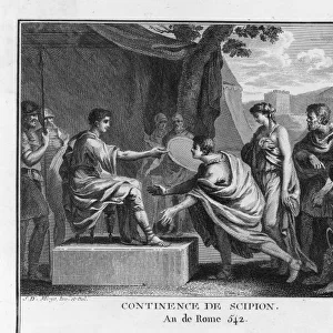 Scipio (Africanus) with captured Spanish princess