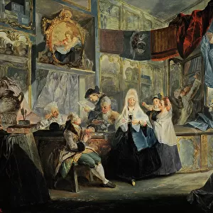 The Shop of Geniani, 1772, by Luis Paret y Alcazar