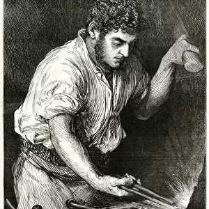 Village blacksmith 1870