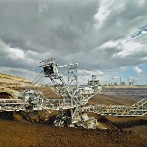 Brown Coal cutter Loy Yang Power station Australia victoria