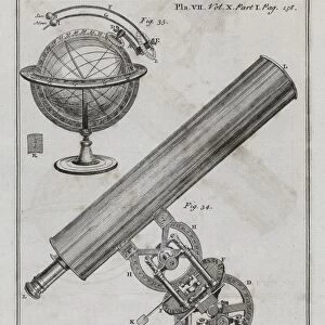 Astronomical equipment, 18th century