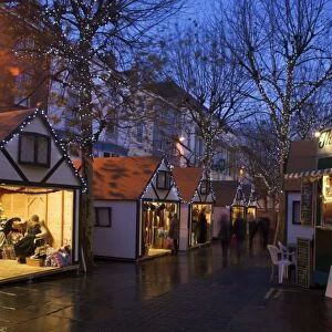 Christmas Market on Parliament Street, York, Yorkshire, England, United Kingdom, Europe