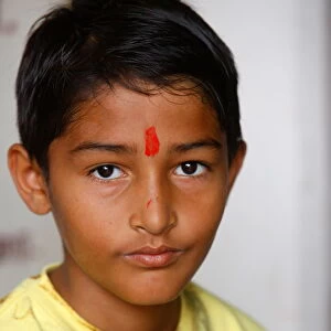 Hindu boy, Dubai, United Arab Emirates, Middle East