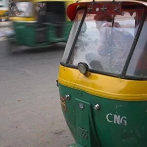 Moto rickshaws in the street