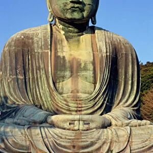 The seated statue of the Great Buddha of Kamakura in