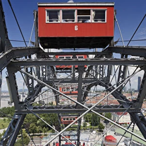 Austria, Osterreich. Vienna, Wien. Ferris wheel at the Wiener Prater