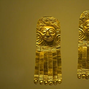 Colombia, Bogota, Gold musuem, Museo Del Oro, Gold artifact