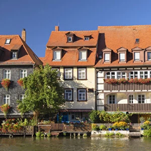 Houses of Klein Venedig (Little Venice), Bamberg (UNESCO World Heritage Site), Bavaria