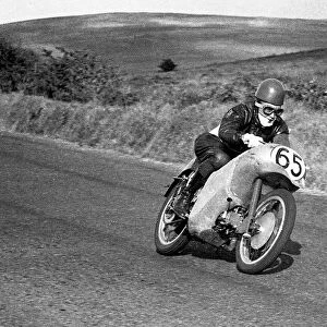 Alano Montanari (Guzzi) 1953 Junior Ulster Grand Prix