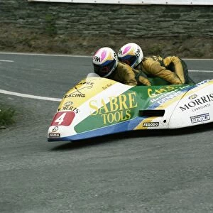 Dave Saville & Nick Roche (Sabre) 1992 Sidecar TT