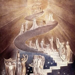 DANTE: DIVINE COMEDY. Eighth Circle of Hell, from Inferno (18th canto), by William Blake