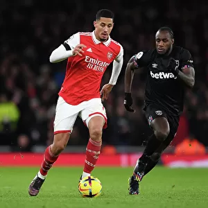 Arsenal vs West Ham: Saliba Clashes with Antonio in Premier League Showdown (December 2022)