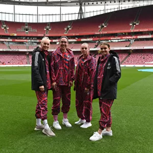 Arsenal Women's Squad United Before FA WSL Showdown Against Tottenham Hotspur
