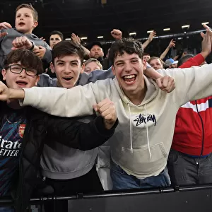 Arsenal's Dramatic Victory: Ardent Fans Ecstatic Reaction Against West Ham United in Premier League Showdown, London 2022