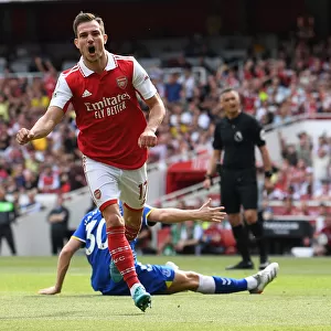 Cedric Soares Thrilling Last-Minute Goal: Arsenal Secures Victory over Everton (May 2022)