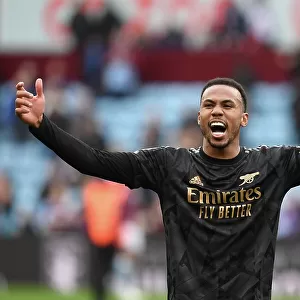 Gabriel's Celebration: Arsenal Secures Victory Over Aston Villa in Premier League