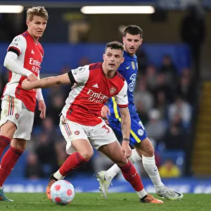 Granit Xhaka in Action: Chelsea vs. Arsenal, Premier League 2021-22