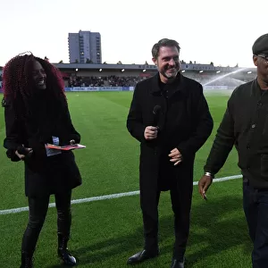 Ian Wright Joins Arsenal Online: Arsenal WFC vs Brighton & Hove Albion WFC - Barclays Womens Super League