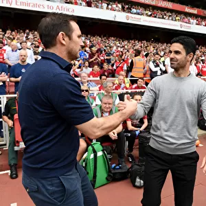 Mikel Arteta and Frank Lampard's Post-Match Handshake: Arsenal vs. Everton, 2021-22 Premier League