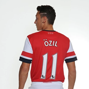 Photo shoot with German International and new Arsenal signing Mesut Ozil
