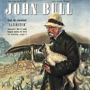 John Bull 1948 1940s UK farms farmers sheep lambs magazines